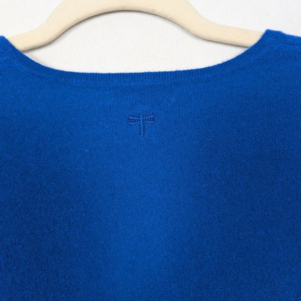 Tyler Böe Sapphire Blue Cashmere Capelet Sweater Size S - Picture 6 of 9